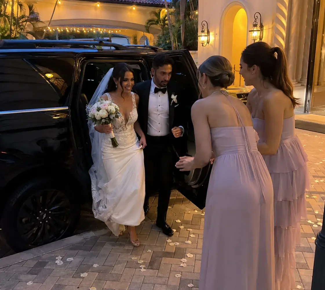 wedding-arrival-evening