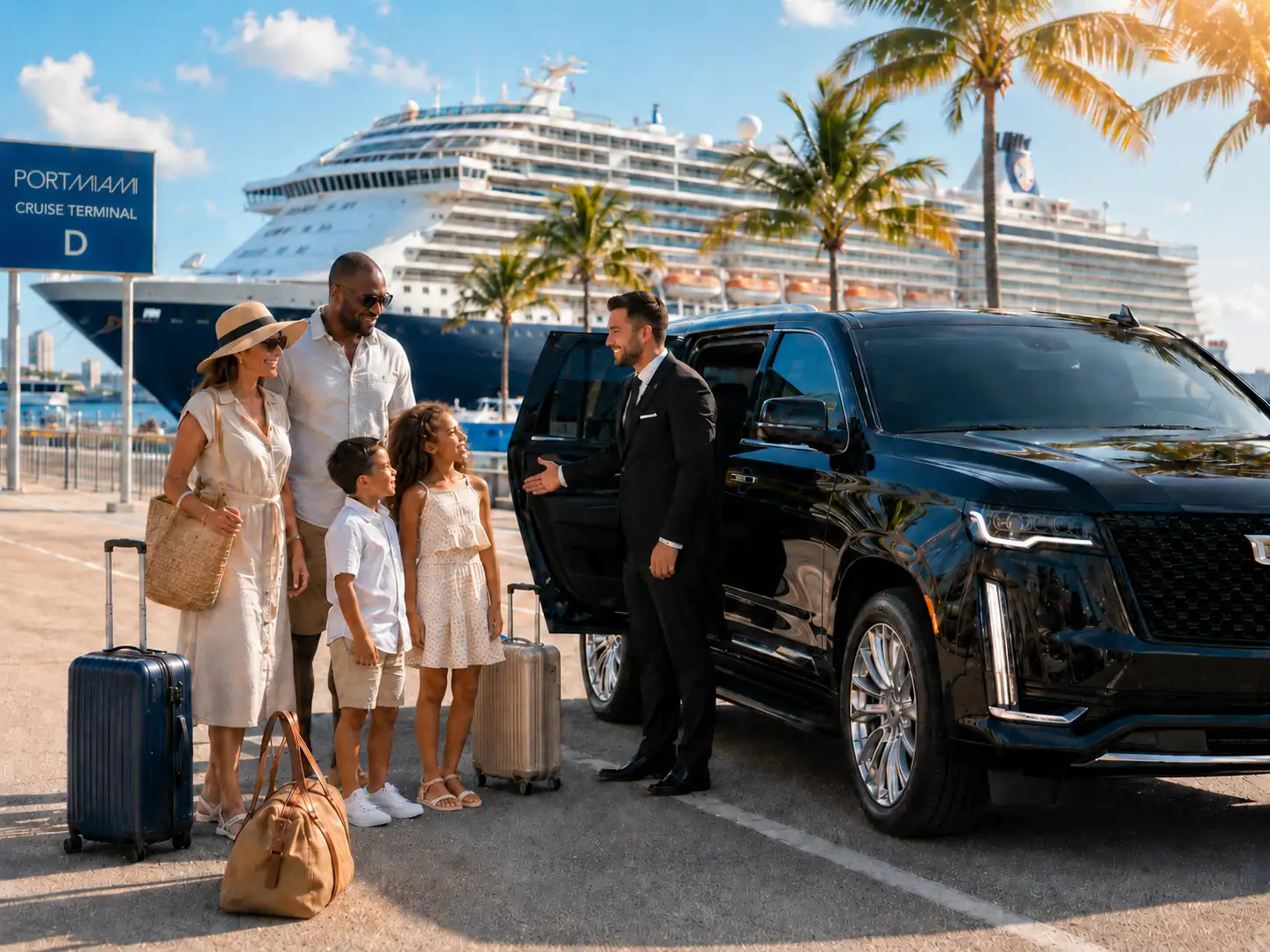 Airport Transfers Miami private vehicle