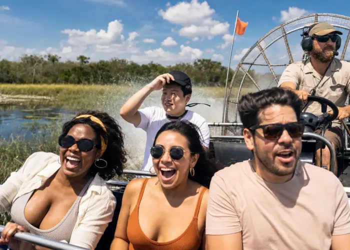 Excursion a los Everglades en hidrodeslizador (airboat) desde Miami (Holiday Park)